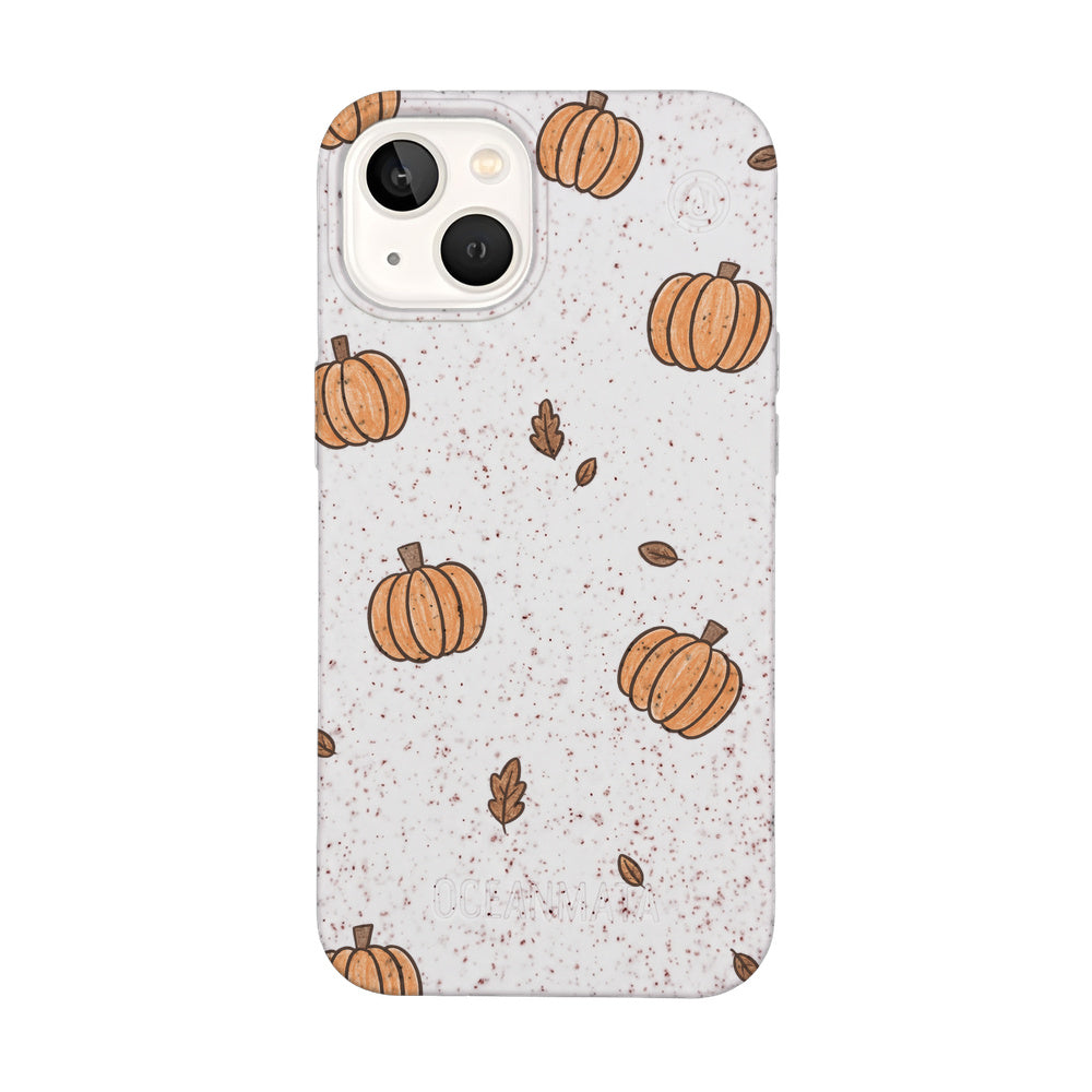 Biologisch abbaubare Handyhülle iPhone 13 Pumpkin — kompostierbar — Vorderseite
