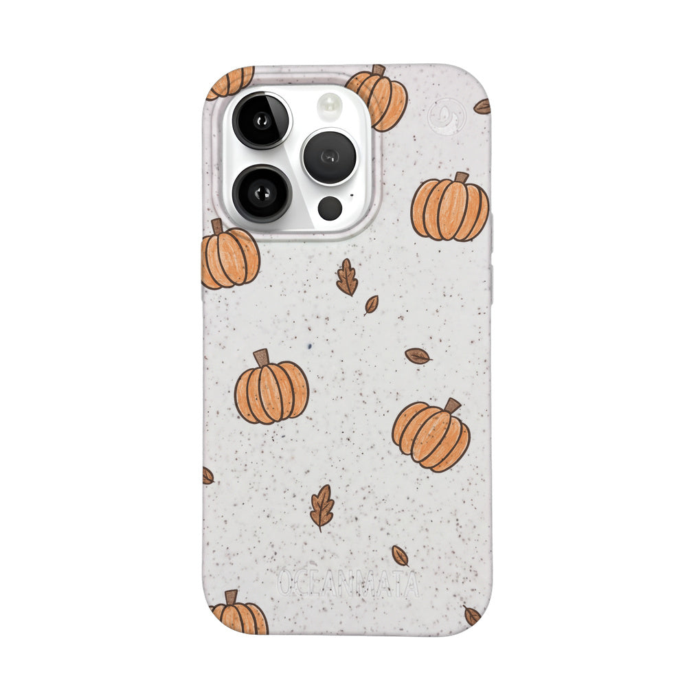 Biologisch abbaubare Handyhülle iPhone 14 pro max Pumpkin — kompostierbar — Vorderseite