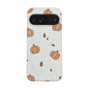 Biologisch abbaubare Handyhülle Google Pixel 9 / 9 Pro Pumpkin — kompostierbar — Vorderseite