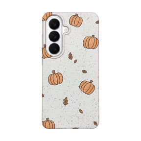 Biologisch abbaubare Handyhülle Samsung S26 Pumpkin — kompostierbar — Vorderseite