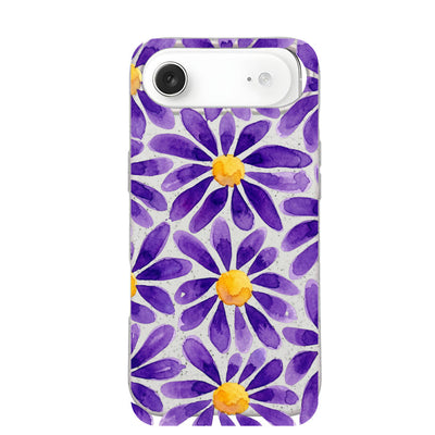 iPhone 17 Air Hülle - Blumen lila - "purplebloom" - nachhaltig