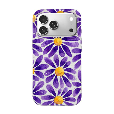 iPhone 18 Pro Max / 17 Pro Max Hülle - Blumen lila - "purplebloom" - nachhaltig