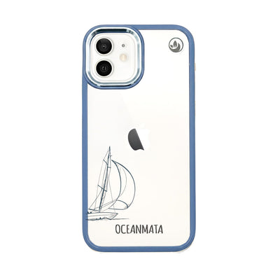 iPhone 12 mini Case - Line art Whale - "Raumschot" - sustainable