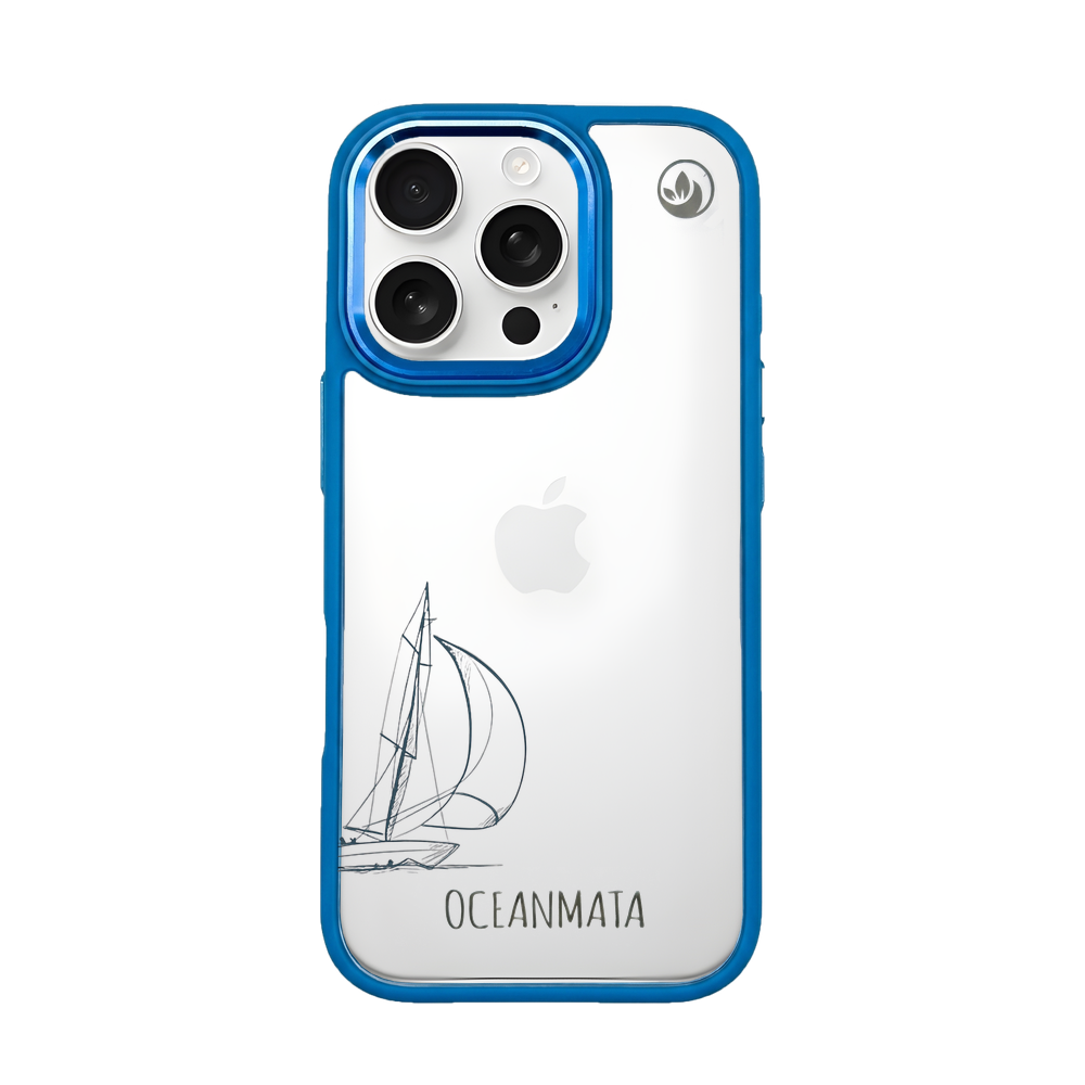 iPhone 16 pro max Hülle - Lineart Wal - "Raumschot" - nachhaltig