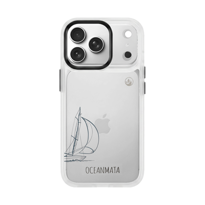 iPhone 17 pro max Hülle - Lineart Wal - "Raumschot" - nachhaltig