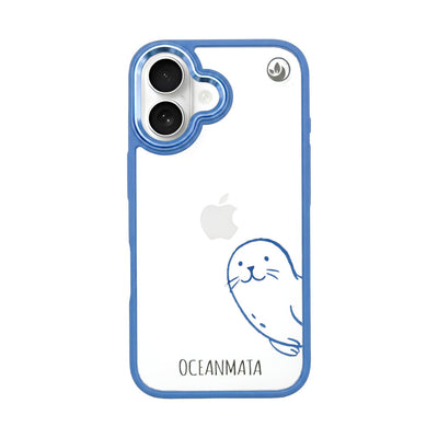 iPhone 16 Case - Seal Blue - "Robby" - Sustainable