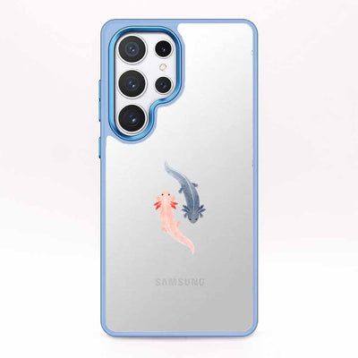 Samsung S25+ Case - Axolotl Blue - "Axl" - Sustainable