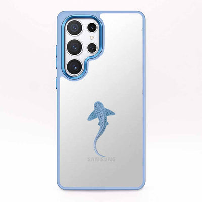 Samsung S25 Case - Blue Spotted Maskray - "BlueLeopard" - sustainable