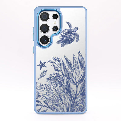 Samsung S24+ Case - Turtles Blue - "Silent Wave" - ​​Sustainable