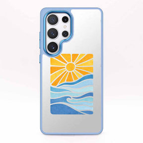 Samsung S24 Ultra Hülle - Meer blau - "Sun&Sea" - nachhaltig