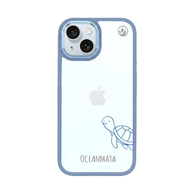 iPhone 15 Case - Turtle Blue - "Schildi" - Sustainable