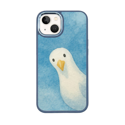 iPhone 13 Case - Seagull Blue - "Seagull" - Sustainable