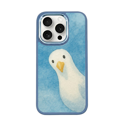 iPhone 15 pro max case - Seagull blue - "Seagull" - sustainable
