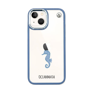 iPhone 13 mini Hülle - Seepferdchen weiß - "SeahorseTale" - nachhaltig