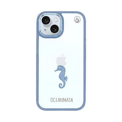 iPhone 15 Case - Seahorse White - "SeahorseTale" - sustainable