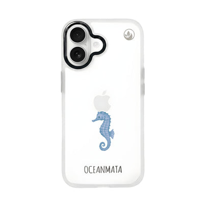 iPhone 17 Case - Seahorse white - "SeahorseTale" - sustainable