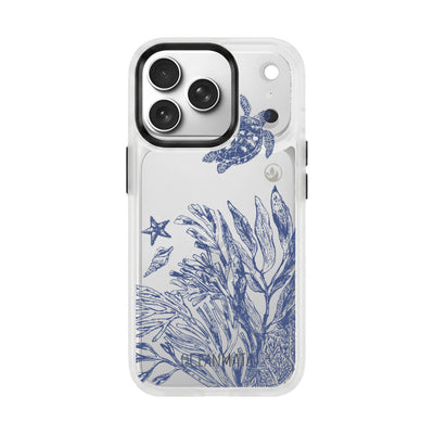 Samsung S26 Ultra Hülle - Schildkröten blau - "Silent Waves" - nachhaltig