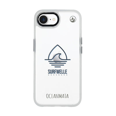iPhone 16e Case - Surf Wave blue - "Surf Wave Augsburg" - sustainable