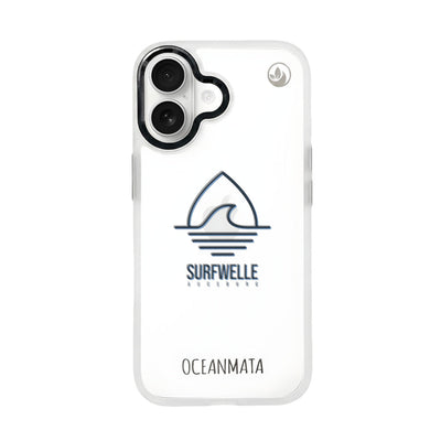 iPhone 17 Case - Surf Wave Blue - "Surfwelle Augsburg" - sustainable