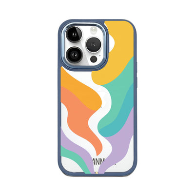 iPhone 14 pro max case - colorful waves - "Tide Flow" - sustainable