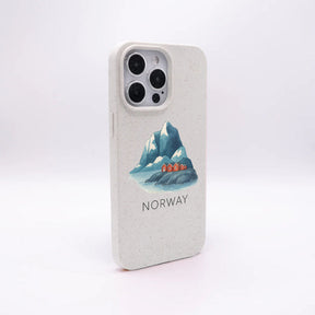 iPhone 13 Hülle - Norwegen weiß - "Norway" - nachhaltig
