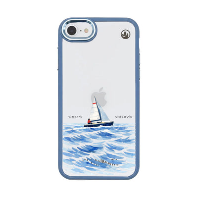 iPhone SE/7/8 Case - Sailing White - "Golden Horizon" - sustainable