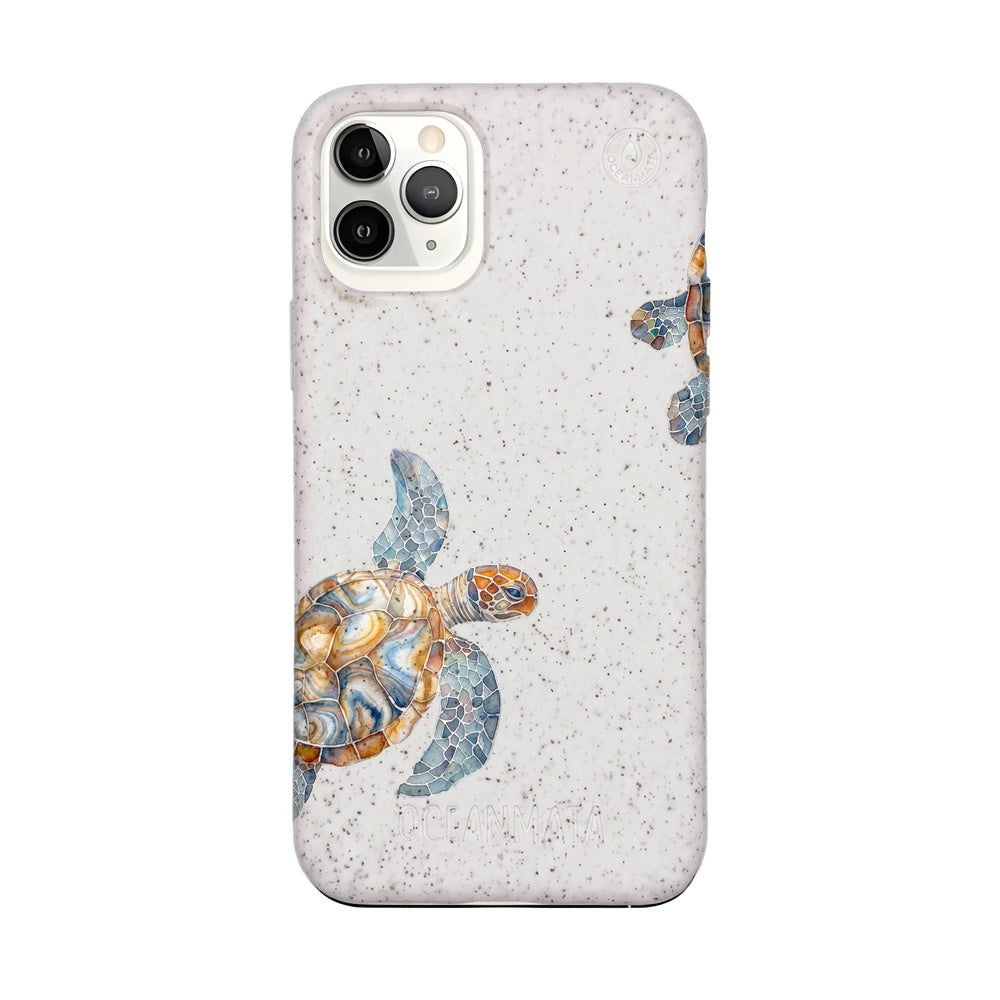 Biologisch abbaubare Handyhülle iPhone 11 pro Turtlegaze — kompostierbar — Vorderseite