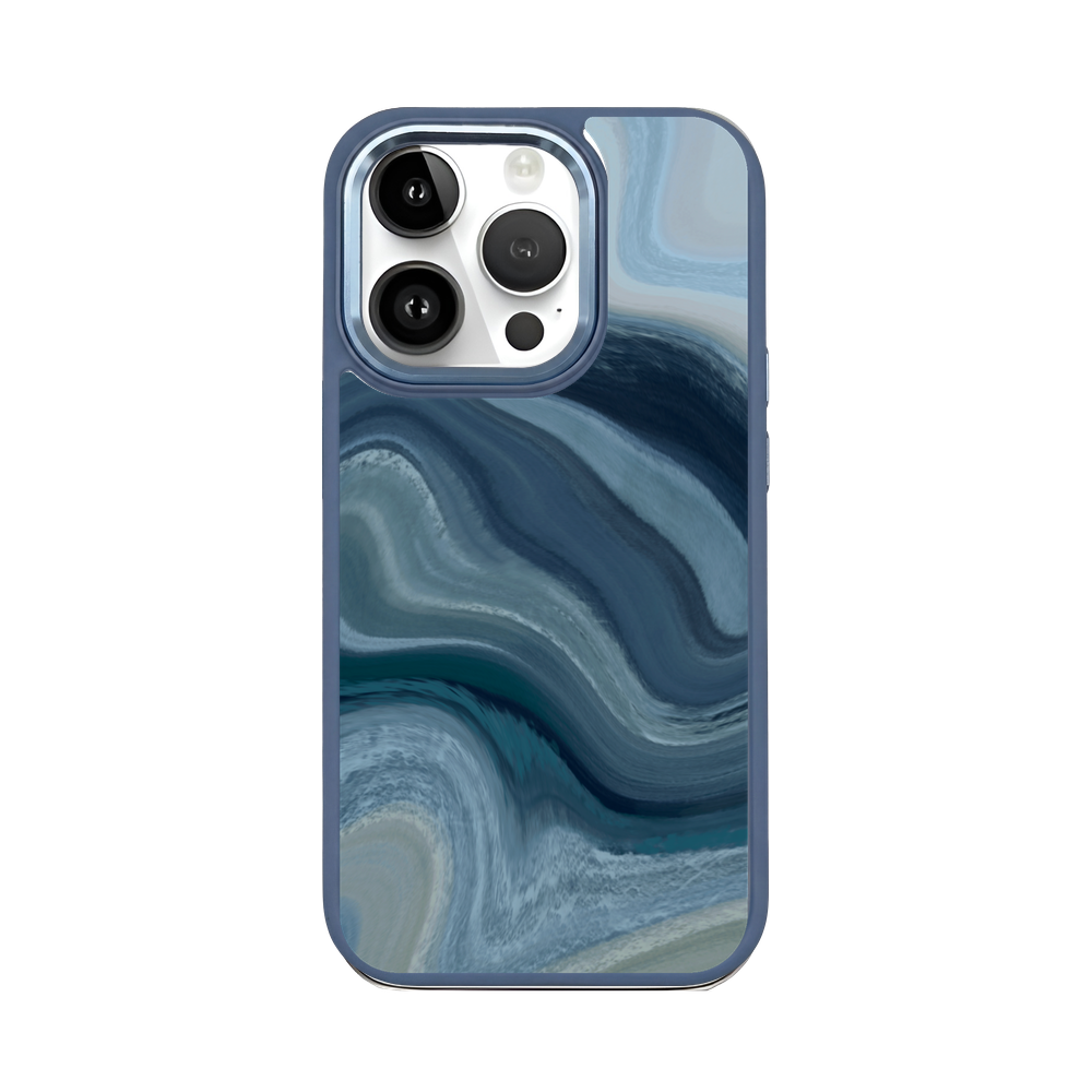 iPhone 14 pro max Hülle - Welle abstrakt - "Summerwave" - nachhaltig