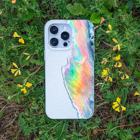 Biologisch abbaubare Handyhülle iPhone 18 Pro / 17 Pro Waveofpride — kompostierbar — Bonus