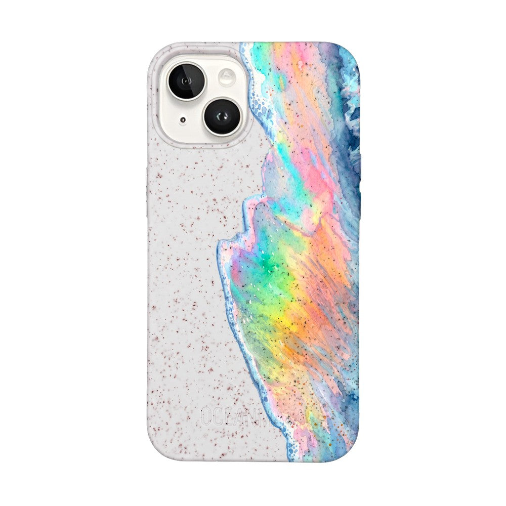 Biologisch abbaubare Handyhülle iPhone 14 Waveofpride — kompostierbar — Vorderseite
