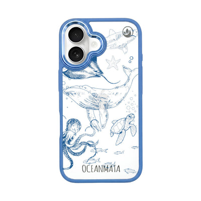 iPhone 16 Case - Whale Blue - "WhaleLife" sustainable