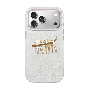 Biologisch abbaubare Handyhülle iPhone 18 Pro Max / 17 Pro Max Wuff — kompostierbar — Vorderseite